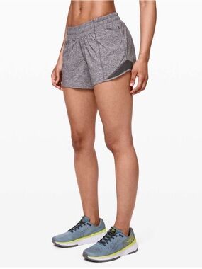 Lululemon Hotty Hot Short 4” Heather Lux